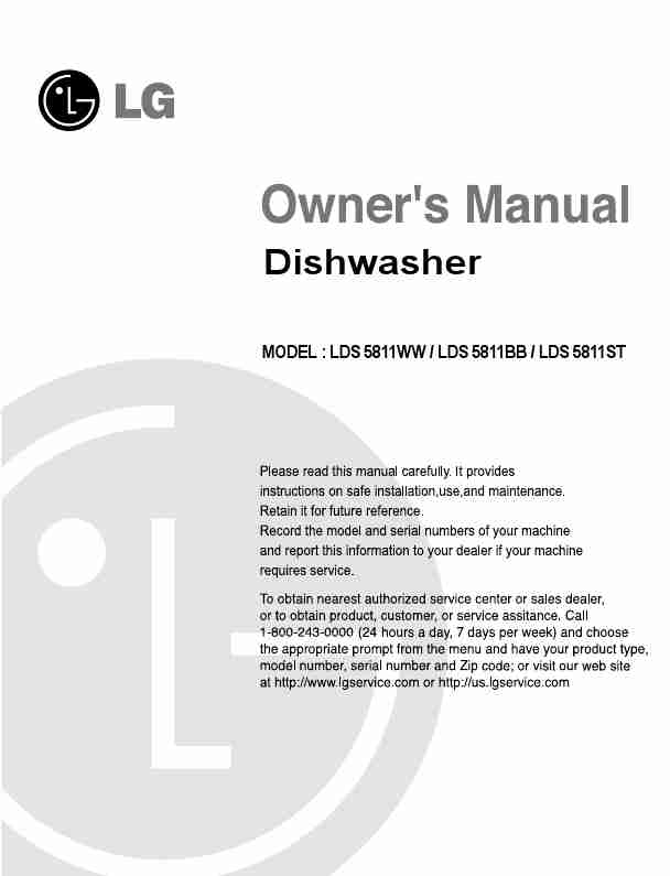 LG Electronics Dishwasher LDS 5811WW-page_pdf